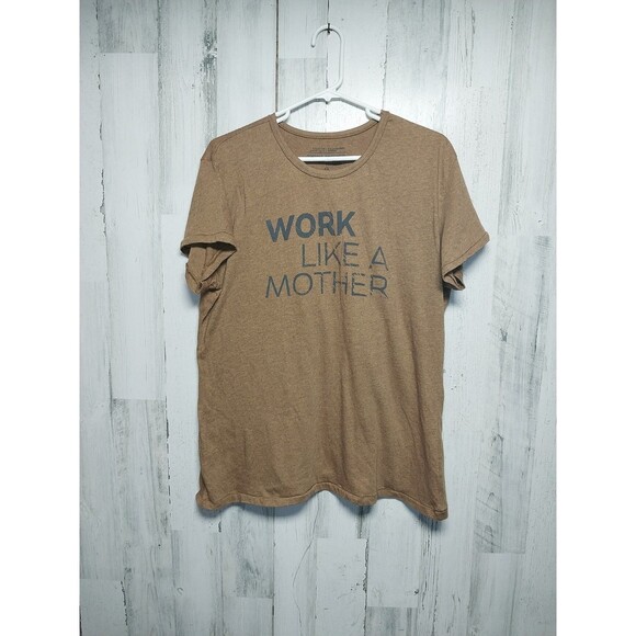 Dovetail Workwear Women's XXL Brown Work Like A Mother Tee - Picture 1 of 4
